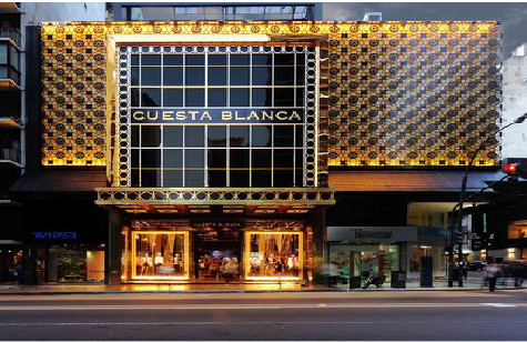 上林门头设计与商业空间的纽带。