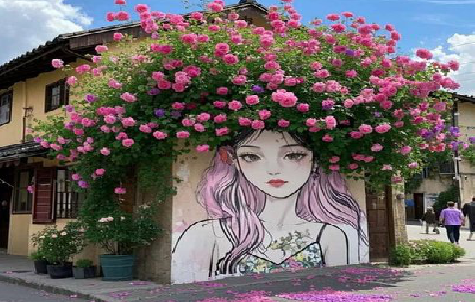 上林怎么设计网红打卡墙绘