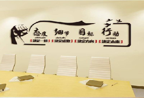 上林企业文化墙主要展示什么？