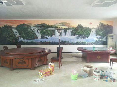 上林墙绘-写实风景