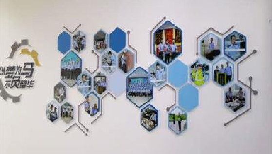 上林文化墙最常见的做法。