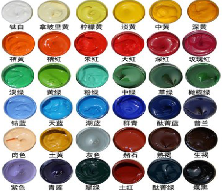 上林墙绘颜色的选择有讲究。