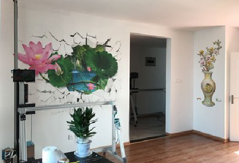 上林墙体彩绘相比墙纸的优势。