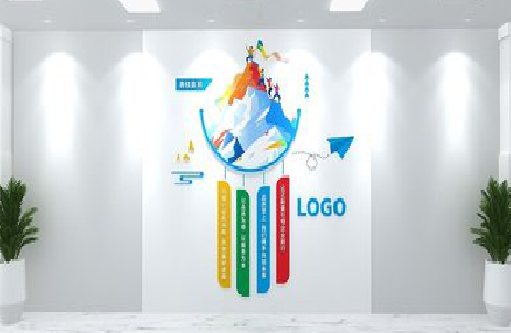 上林公司企业形象墙的工艺材料有哪些？